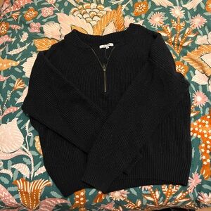 Madewell navy Half-Zip sweater